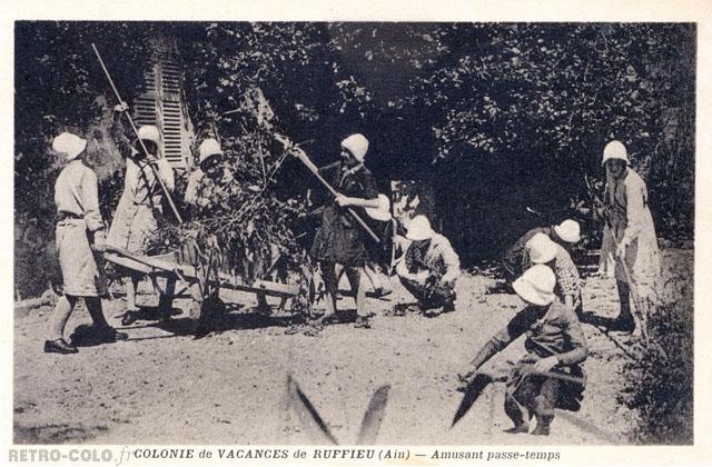 Amusant passe-temps - Colonie de vacances de Ruffieu