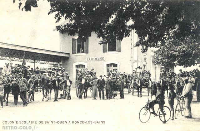 Au dpart - Colonie scolaire de Saint-Ouen