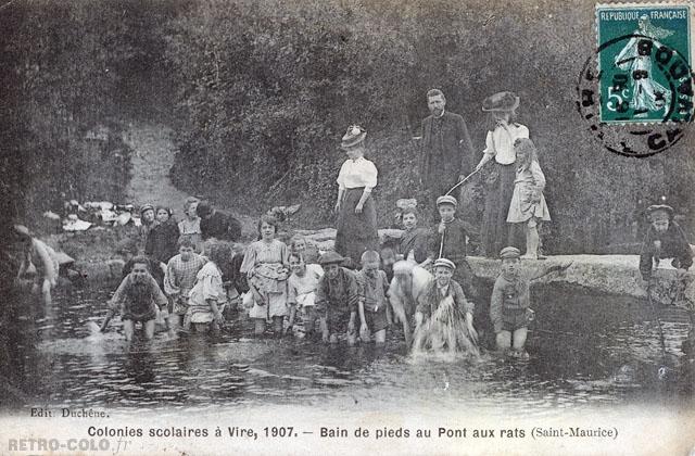 Bain de pied - Colonies scolaires du XIIme arrondissement