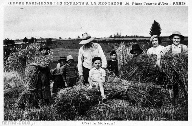 C'est la moisson - Oeuvre Parisienne des Enfants  la Montagne