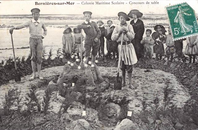 Concours de sable - Colonie Maritime Scolaire de Bernires-sur-Mer