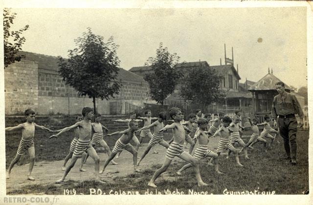 Gymnastique - Colonie de la Vache Noire