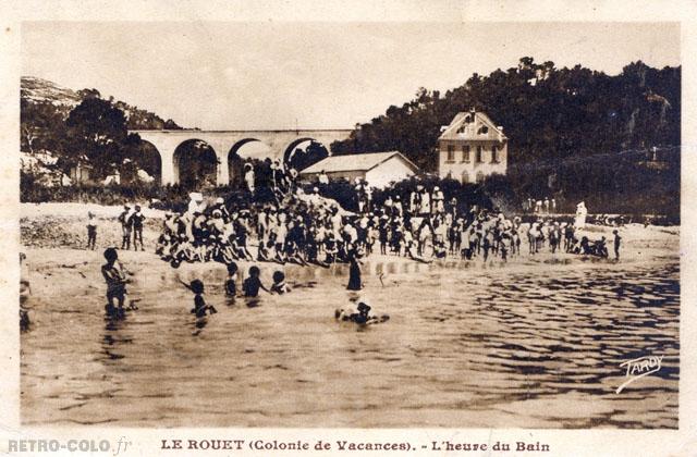 L'heure du bain - Colonie du Rouet