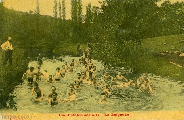 La baignade - Colonie scolaire du VIIIème arrondissement de Paris