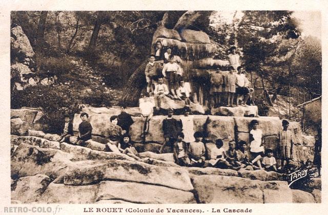 La cascade - Colonie de vacances du Rouet
