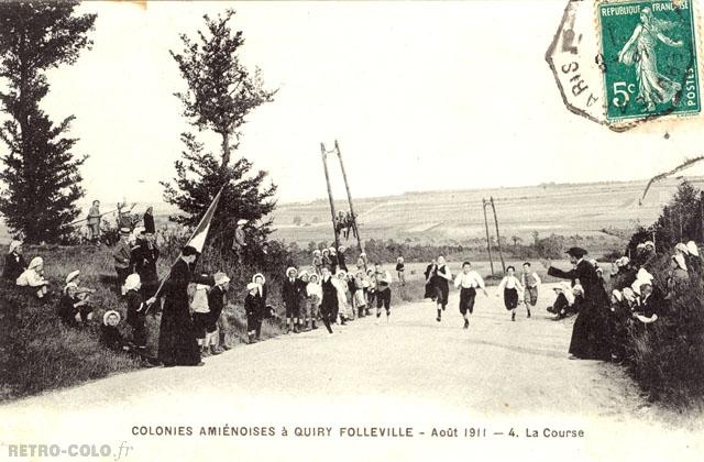 La course - Colonies Amiénoises à Quiry-Folleville