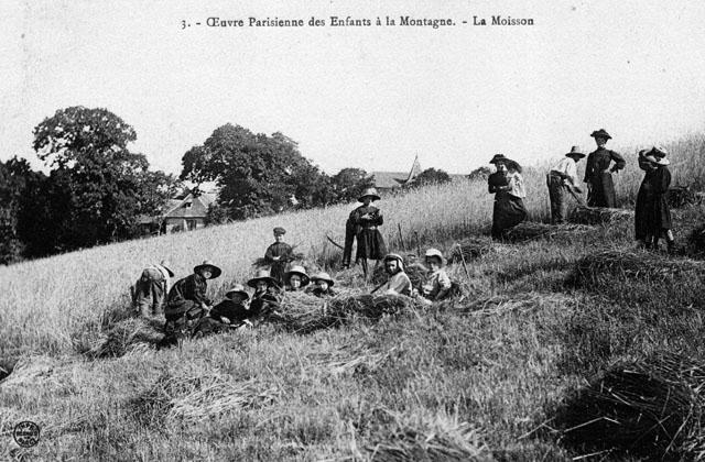 La moisson - Oeuvre Parisienne des Enfants  la Montagne