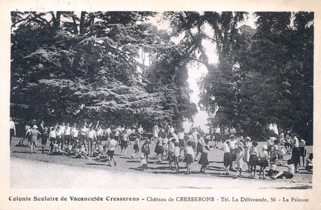 La pelouse - Colonie Scolaire de Vacances de Cresserons