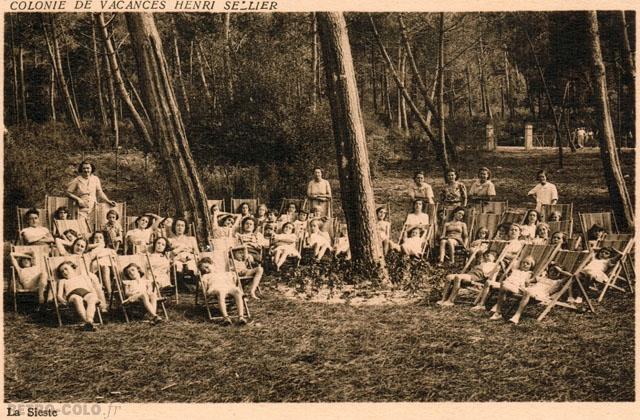 La sieste - Colonie de vacances Henri Sellier