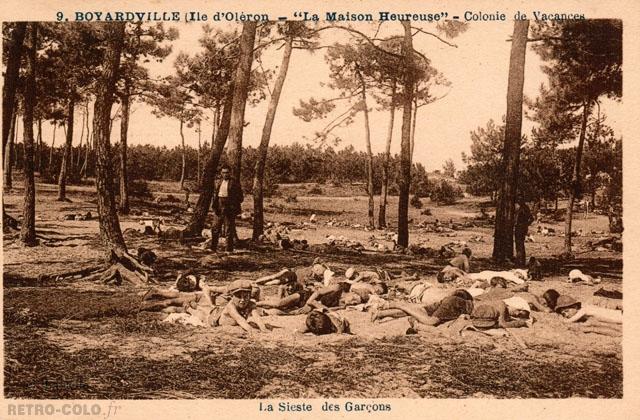 La sieste des garons - La Maison Heureuse de Boyardville