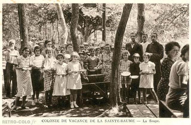 La soupe - Colonie de Vacance de La Sainte-Baume