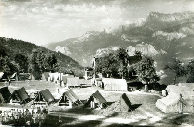 Le camping - Colonie de vacances EDF de Cordon