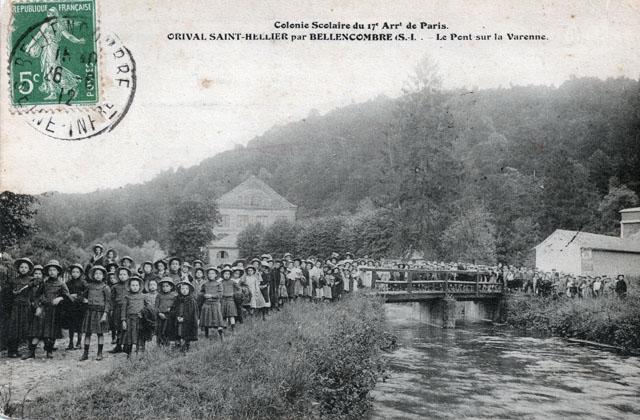 Le Pont sur la Varenne - Colonie Scolaire du XVIIme arrondissement de Paris