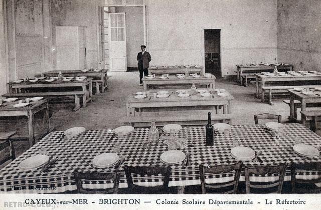 Le rfectoire - Colonie Scolaire du dpartement de la Somme