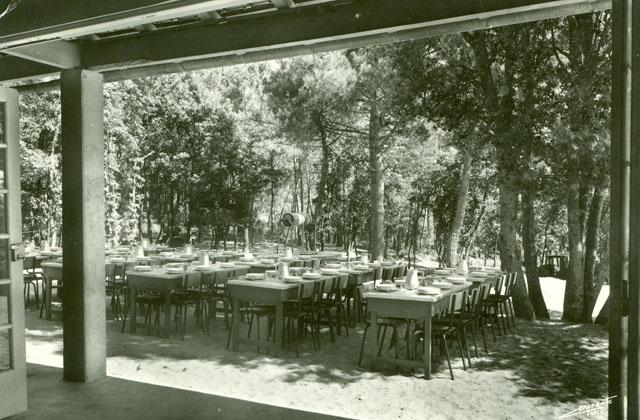 Le repas dans le parc - Colonie de vacances à Saint-Georges-de-Didonne