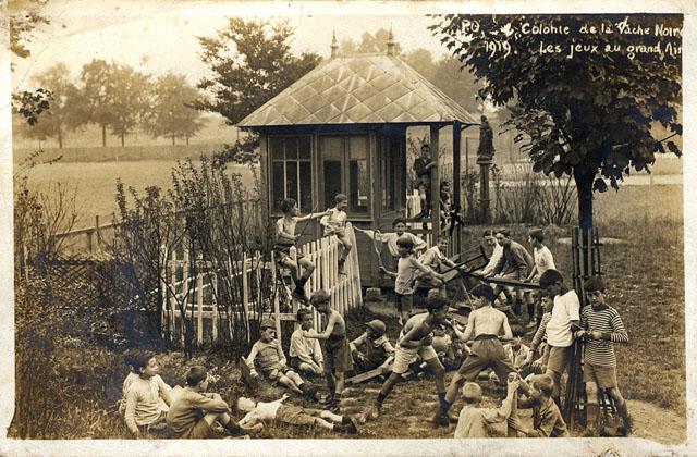 Les jeux au grand air - Colonie de la Vache Noire