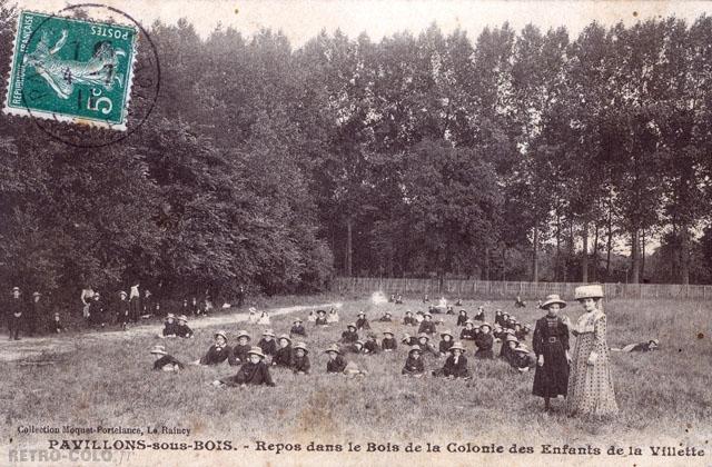 Repos dans le bois - Colonie des Enfants de la Villette