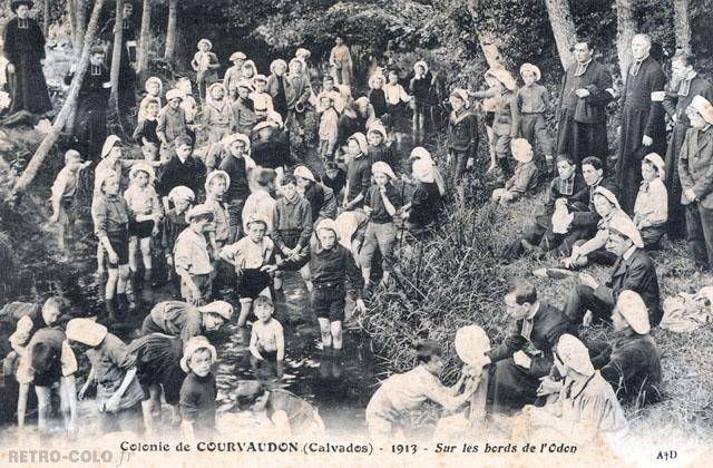 Sur les bords de l'Odon - Colonie de Courvaudon