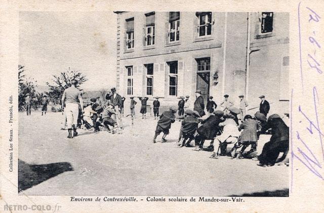 Tir  la corde - Colonie Scolaire de Mandres-sur-Vair