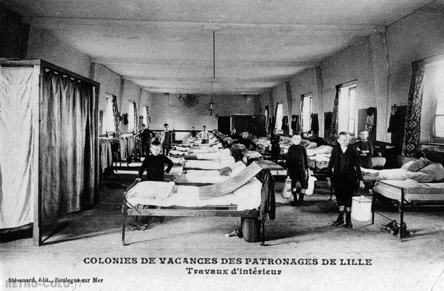 Travaux d'intrieur - Colonies de vacances des Patronages de Lille