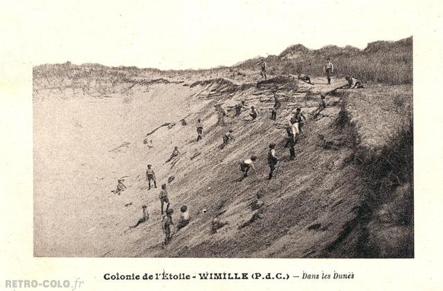 Dans les dunes - Colonie de lEtoile  Wimille