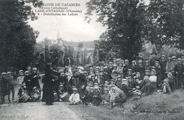 Distribution des lettres - Colonie  Lage d'Etagnac