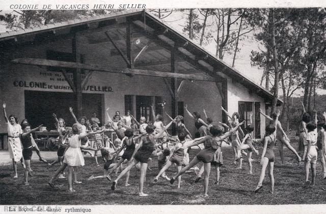 La leon de danse rythmique - Colonie de vacances Henri Sellier