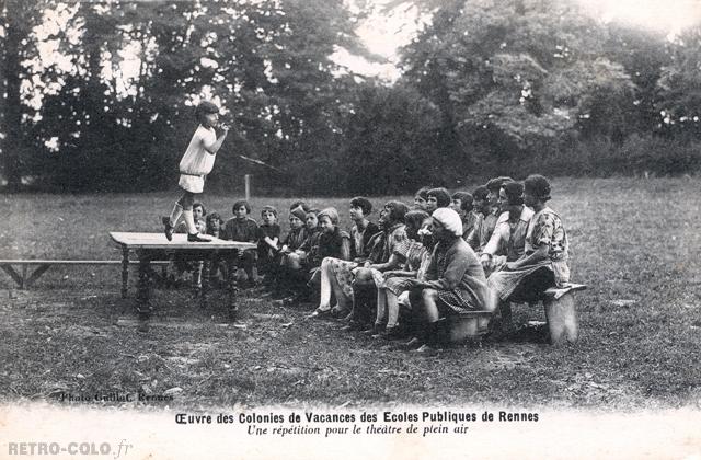 Reprsentation thtrale - Colonies de Vacances des Ecoles Publiques de Rennes